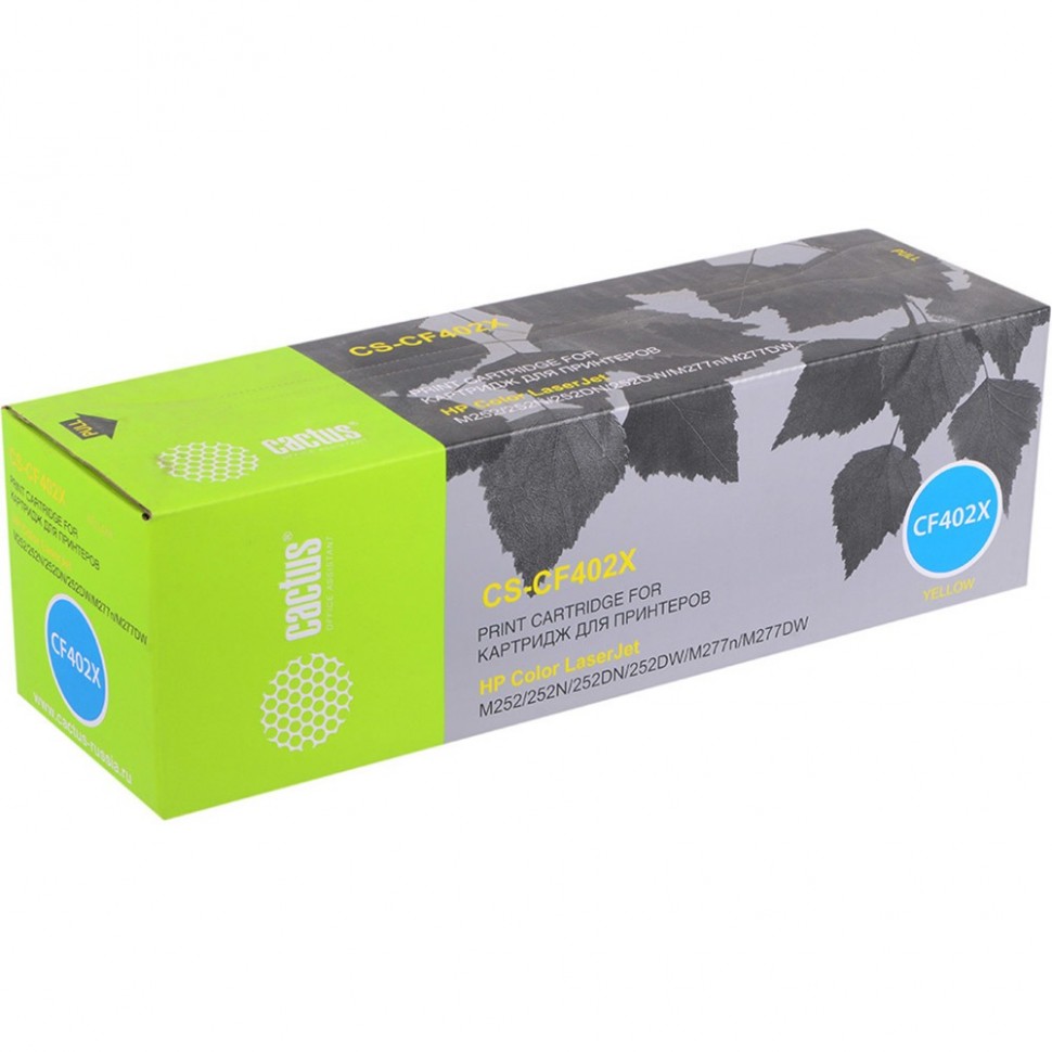Картридж Cactus CS-CF402X желтый Картридж Cactus CS-CF402X желтый