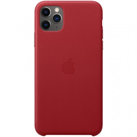 Чехол для смартфона Apple iPhone 11 Pro Leather Case, красный