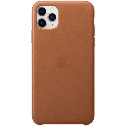 Чехол для смартфона Apple iPhone 11 Pro Leather Case, коричневый