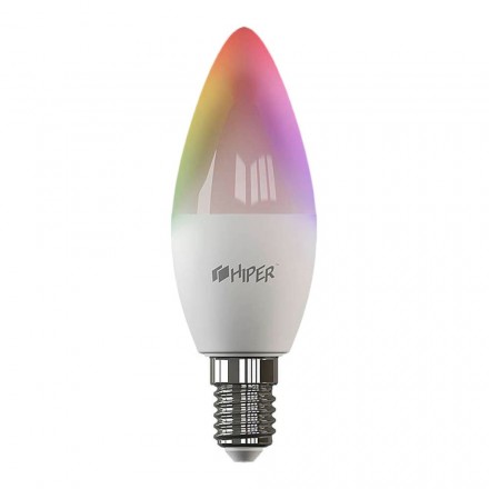 Умная лампа Hiper IoT C1 LED E14 Wi-Fi RGB