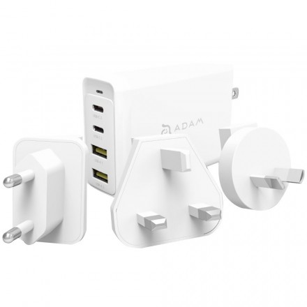 Зарядное устройство Adam Elements OMNIA PRO (USB-A, USB Type-C), белый