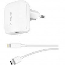 Зарядное устройство Belkin F7U096vf04-WHT (USB Type-C-Lightning), белый