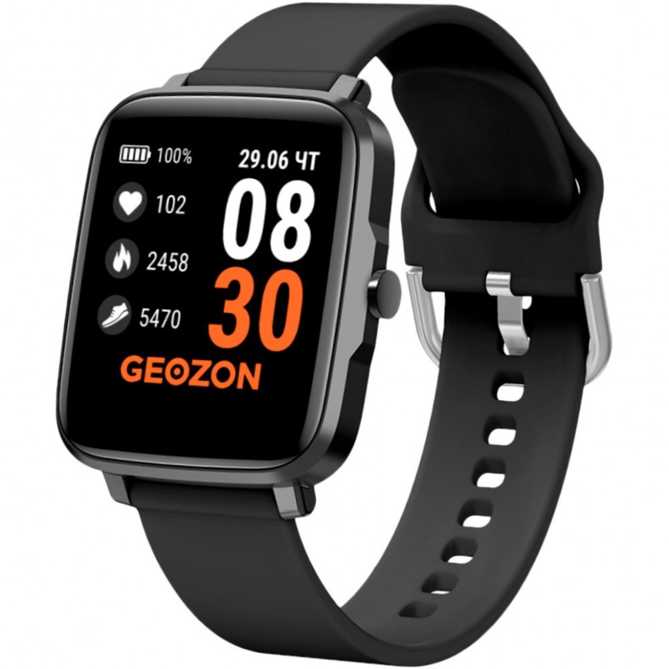 Смарт-часы GEOZON STAYER Black (G-SM13BLK) Смарт-часы GEOZON STAYER Black (G-SM13BLK)