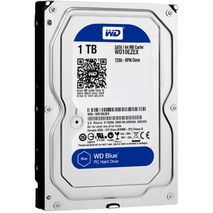 Жесткий диск Western Digital 1TB WD10EZEX Blue