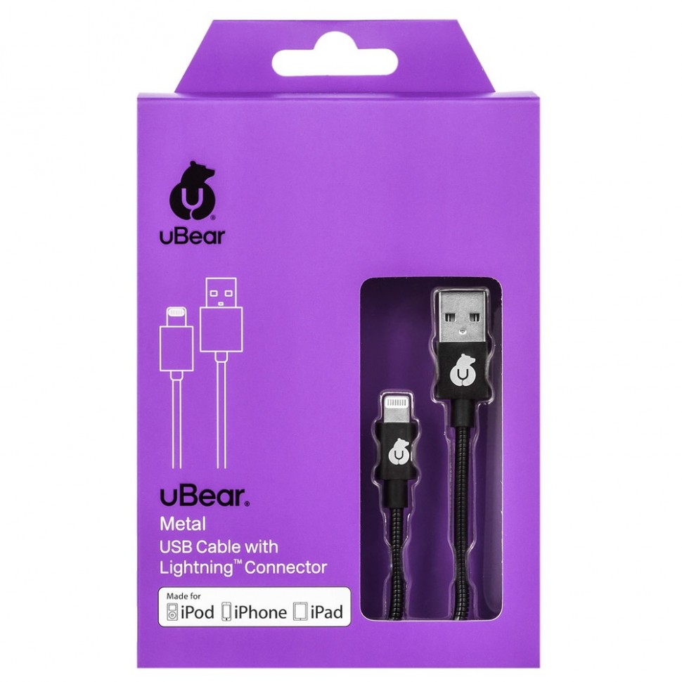 Кабель uBear MFI Lightning USB Cable DC06BL01-L Кабель uBear MFI Lightning USB Cable DC06BL01-L
