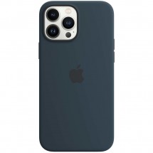 Чехол для смартфона Apple iPhone 13 Pro Max Silicone Case MagSafe, синий омут